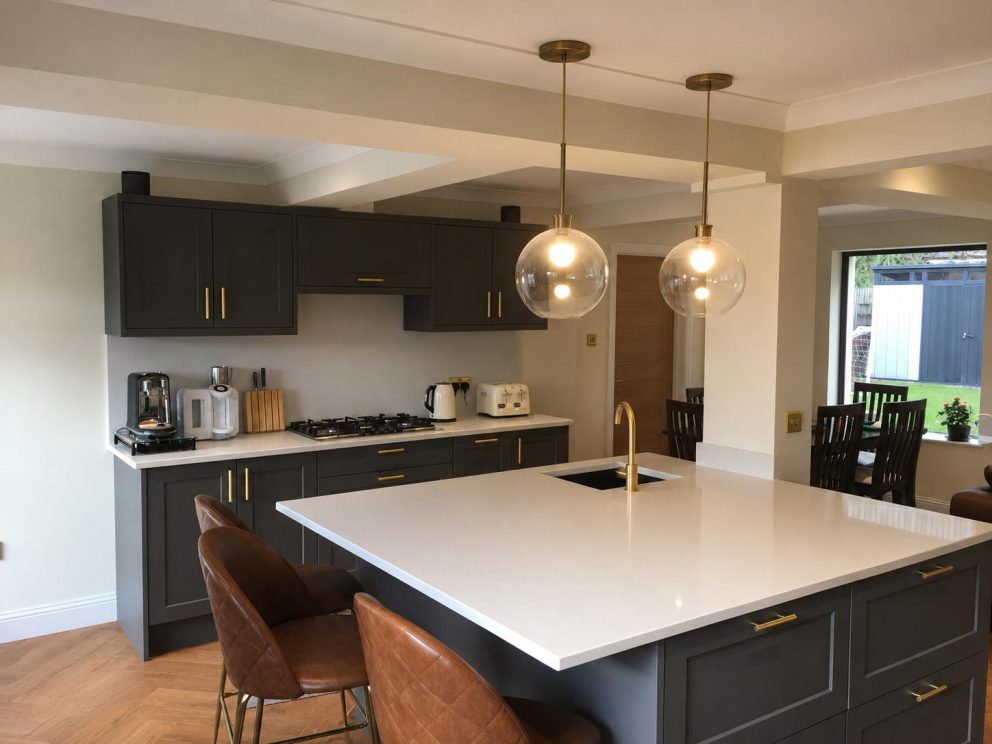 Garage converted New kitchen and remodel