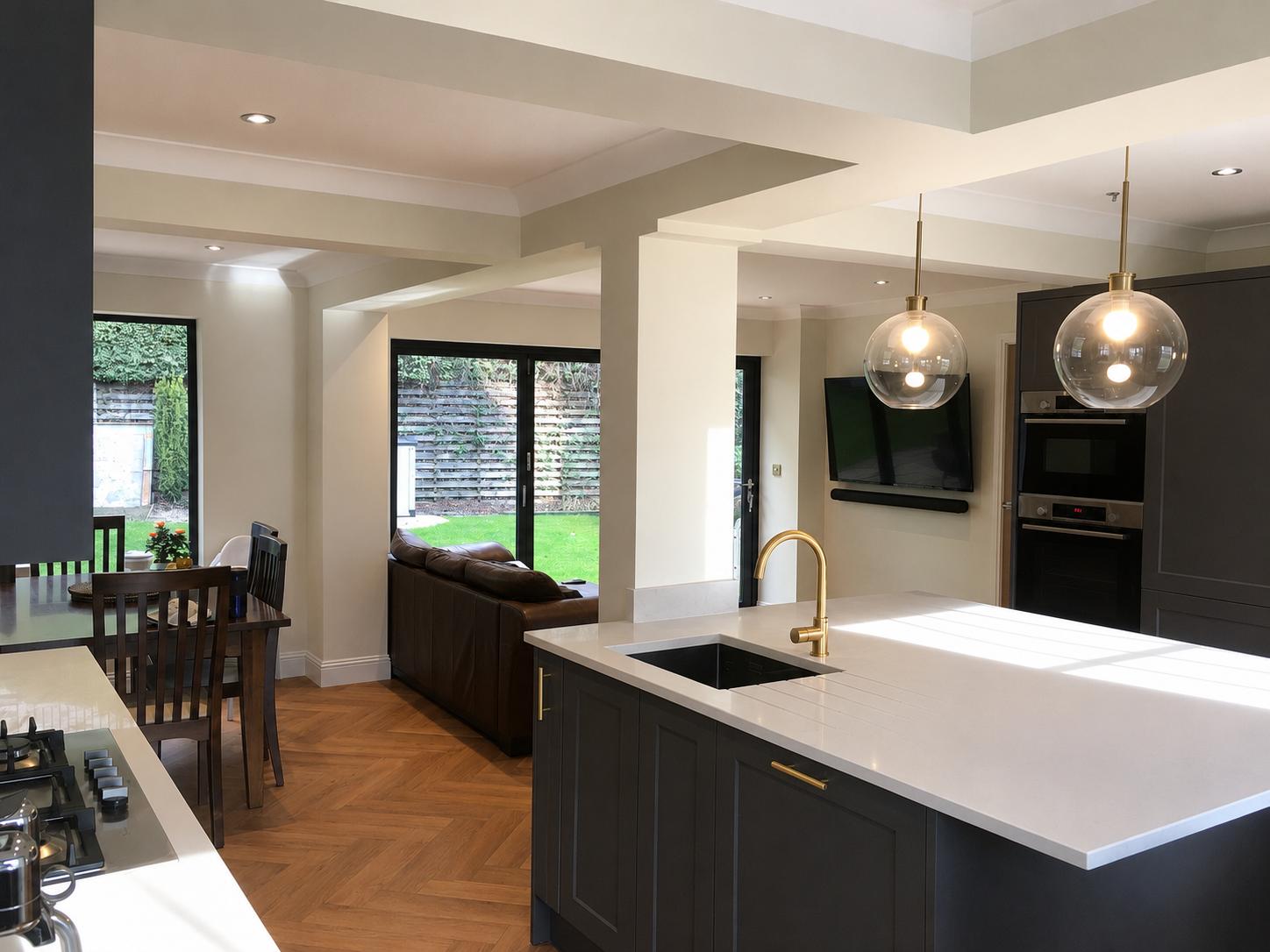 Garage converted New kitchen and remodel