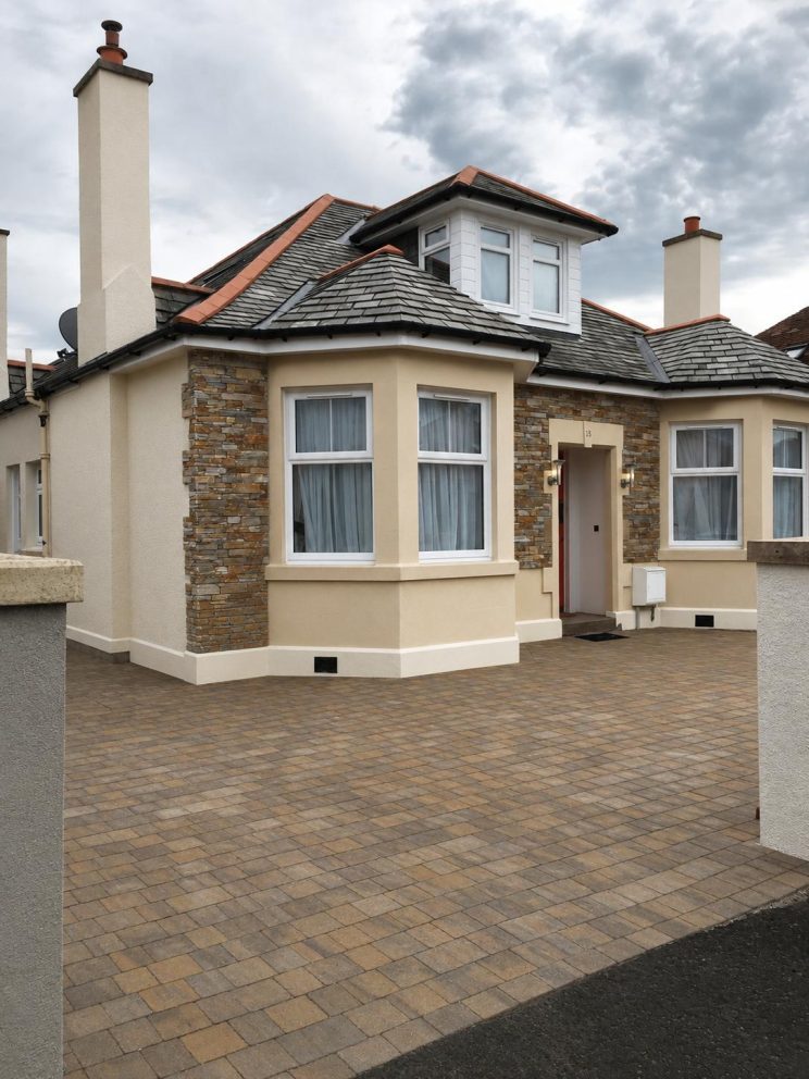 New extension and garden