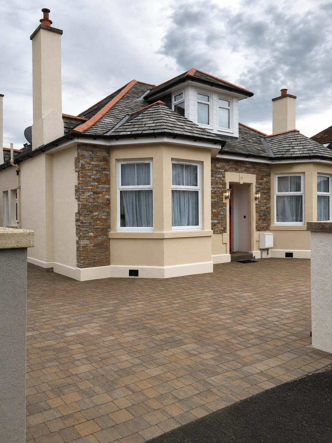 New extension and garden